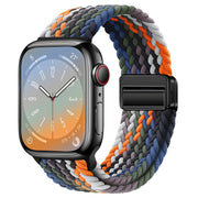 Experience the ultimate comfort and style with our A5 Nylon Braid Watch Strap for Apple Watch! This 2pcs set features a soft and durable nylon braid, paired with a magnetic buckle for easy, secure closure. Upgrade your Apple Watch now and elevate your look in an instant!