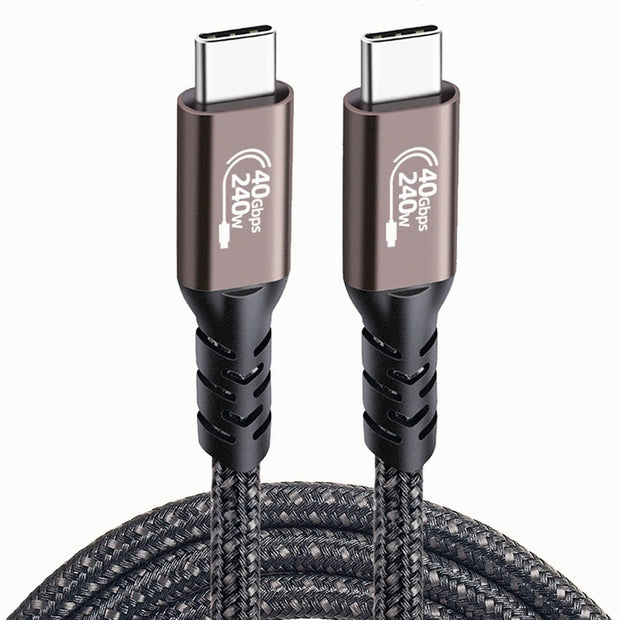 Unleash the full potential of your devices with our C8 240W 5A USB-C to USB-C Cable! Fast and reliable charging and data transfer are at your fingertips. Say goodbye to bulky adapters and embrace the convenience and efficiency of our high-quality cable. Upgrade your technology experience today!