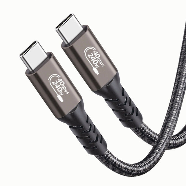 Unleash the full potential of your devices with our C8 240W 5A USB-C to USB-C Cable! Fast and reliable charging and data transfer are at your fingertips. Say goodbye to bulky adapters and embrace the convenience and efficiency of our high-quality cable. Upgrade your technology experience today!