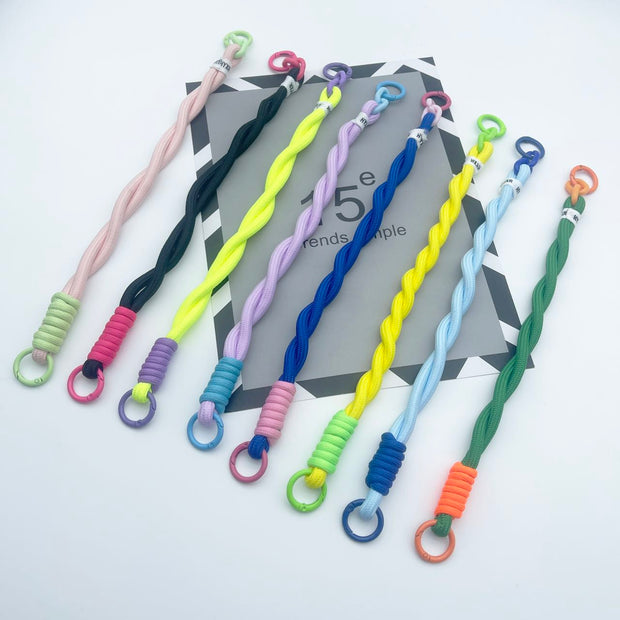 2pcs Colorful Mobile Phone Lanyard 