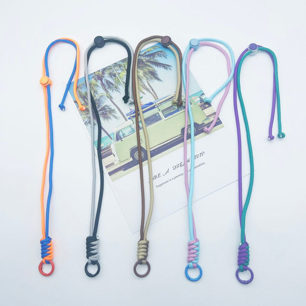 2pcs Colorful Mobile Phone Lanyard 