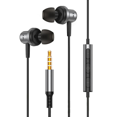 Experience superior sound quality with the E12 In-ear Metal Wired Earphone! These stylish earphones feature a sleek metal design and provide exceptional sound clarity and depth. With their comfortable in-ear fit, you can enjoy your music for hours without discomfort. Upgrade your listening experience with the E12 Earphones!