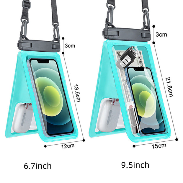 Big Capacity Waterproof Bag For 2 Cellphone