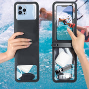 Keep your valuables safe and dry with our G4 Big Capacity Waterproof Bag! Designed to hold two cellphones, this bag offers protection from water damage and allows you to easily access your devices. Never worry about ruining your phones while on-the-go again!