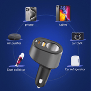 VINOP 3 in 1 Fast Car Charger (PD+QC+Cigarette Lighter)