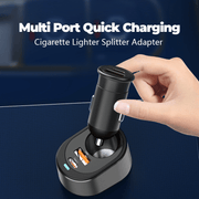 VINOP 3 in 1 Fast Car Charger (PD+QC+Cigarette Lighter)