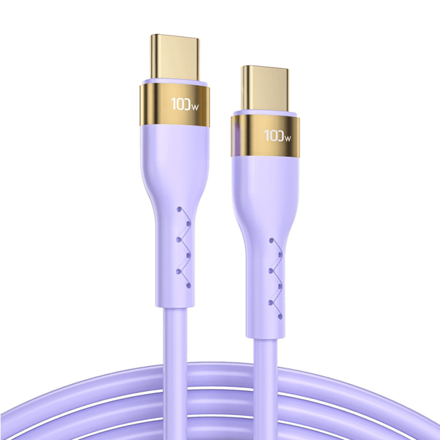 VINOP PD 100W USB-C to USB-C Silicone Fast Charging Data Cable