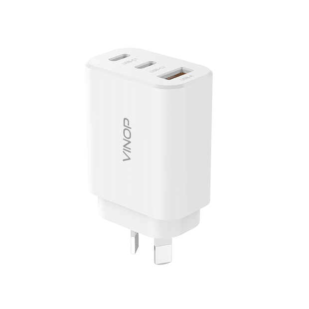 VINOP PD 30W 2C+A GaN Fast Charger AU Plug