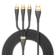 VINOP 3-in-1 Multi Fast Charging Cable with Sparkle