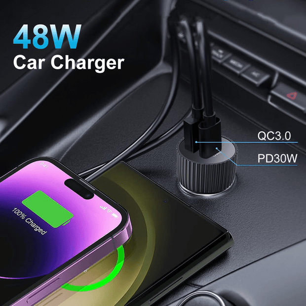 VINOP 48W PD+QC Fast Car Charger