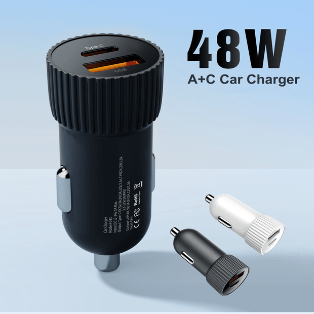 VINOP 48W PD+QC Fast Car Charger