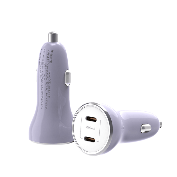 VINOP Dual PD 60W Fast Car Charger