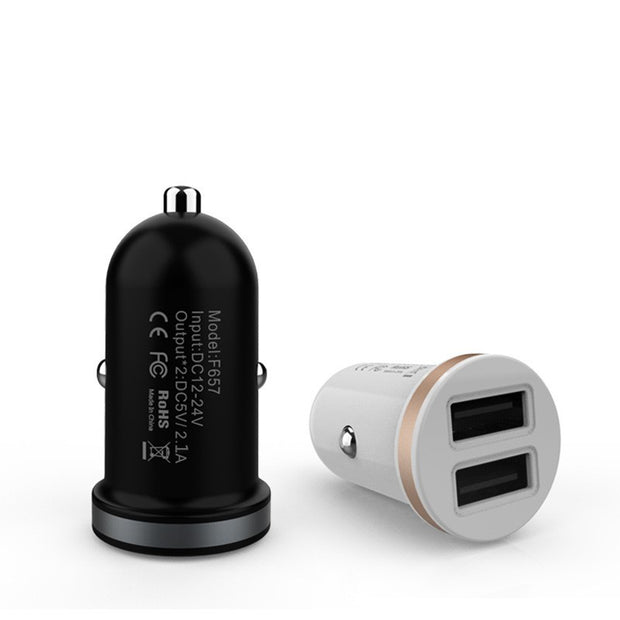 VINOP Mini Dual USB Car Charger