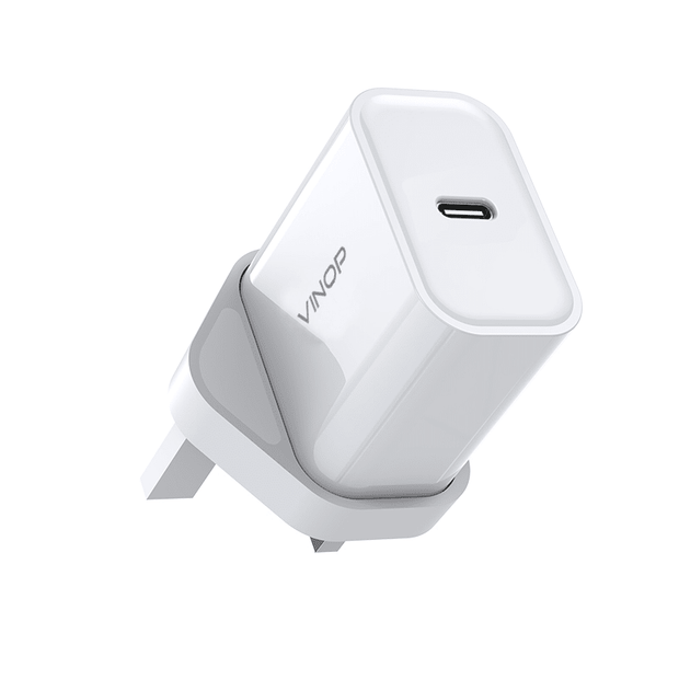 VINOP_PD_20W_USB-C_Fast_Charger_-UK_Plug