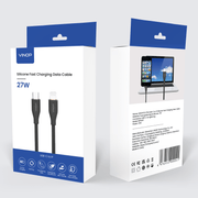 VINOP PD 27W USB-C to Lightning Silicone Fast Charging Data Cable