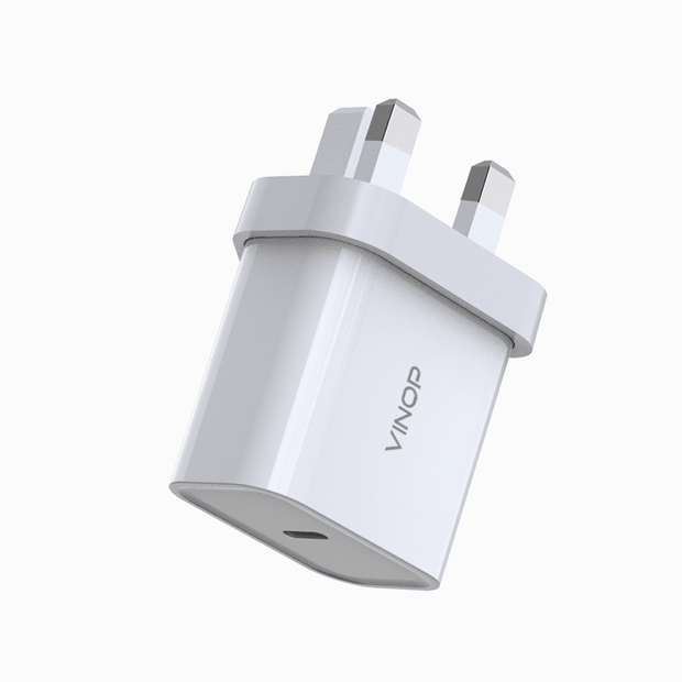 VINOP PD 30W USB-C Fast Charger UK Plug