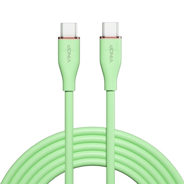 VINOP PD 60W USB-C to USB-C Silicone Fast Charging Data Cable
