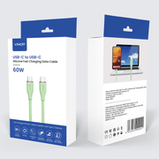 VINOP PD 60W USB-C to USB-C Silicone Fast Charging Data Cable
