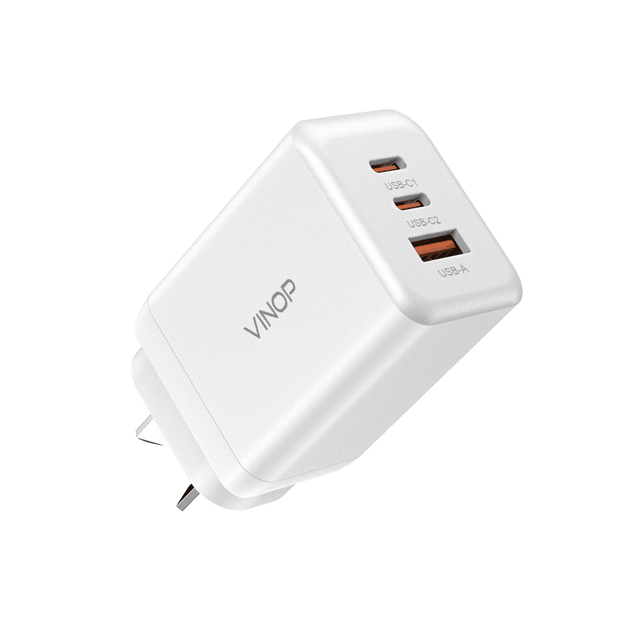 VINOP PD 65W 2C+A GaN Fast Charger AU Plug