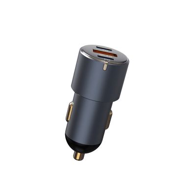 VINOP PD+QC+PD 60W Triple Port Metal Fast Car Charger