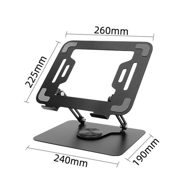 Elevate your work experience with the X6 Notebook Folding Stand. Perfect for on-the-go productivity, this stand provides a stable and adjustable platform for your laptop. Say goodbye to uncomfortable typing positions and hello to a more efficient and ergonomic work setup. Take your productivity to the next level with the X6 Notebook Folding Stand!