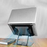 Elevate your work experience with the X6 Notebook Folding Stand. Perfect for on-the-go productivity, this stand provides a stable and adjustable platform for your laptop. Say goodbye to uncomfortable typing positions and hello to a more efficient and ergonomic work setup. Take your productivity to the next level with the X6 Notebook Folding Stand!