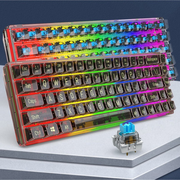 Upgrade your typing experience with the Y3 68-Key RGB Mechanical Wired Keyboard! Boasting 68 customizable keys and mesmerizing RGB lighting, this keyboard offers both style and functionality. Say goodbye to boring and unresponsive keyboards and hello to a new level of efficiency and enjoyment.