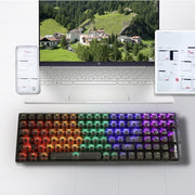 Unleash your full potential with the Y4 100-Key RGB Mechanical Wired Keyboard. Its responsive mechanical keys and customizable RGB lighting will elevate your typing experience to new heights. Say goodbye to typos and hello to effortless typing with this game-changing keyboard.