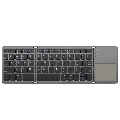 Y6 Tri-fold Wireless Bluetooth Keyboard with touch-pad