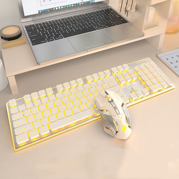 Transform your workspace with the Z3 108-Key Keyboard and Mouse Wireless Kit. Say goodbye to cluttered cords and hello to seamless connectivity. The keyboard and mouse provide effortless navigation and the 108-key setup allows for efficient typing and command execution. Upgrade your productivity and enhance your setup with this versatile kit.